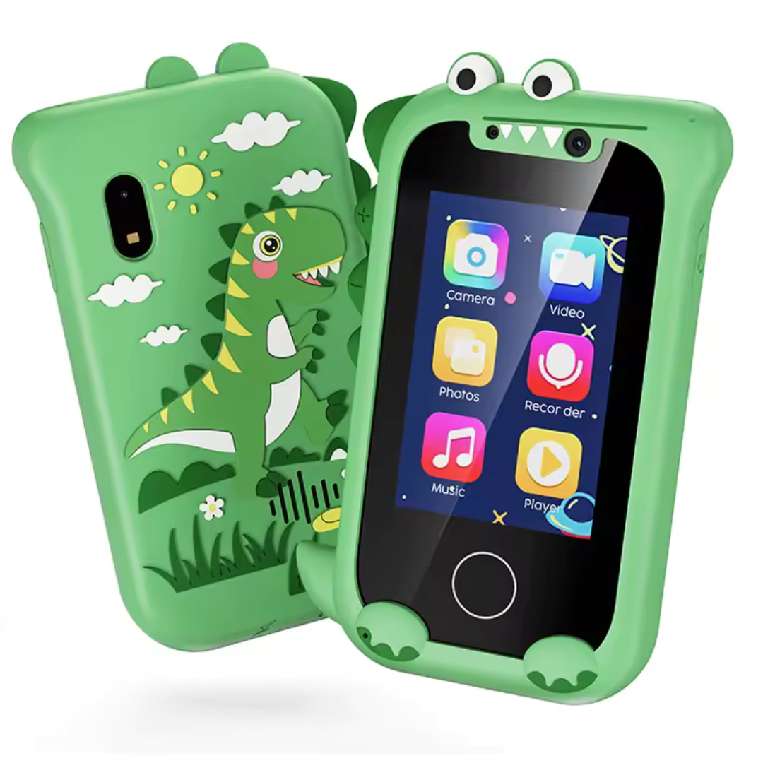 Kids Dino Smart Phone Toy – Durable Shockproof Phone for Toddlers with Camera, Music & Games